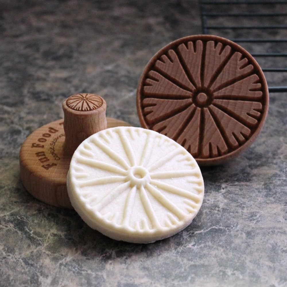 Fun Food Tools, Wood Cookie Stamp, 2.5 Inch (Chartres Cathedral CS-056)
