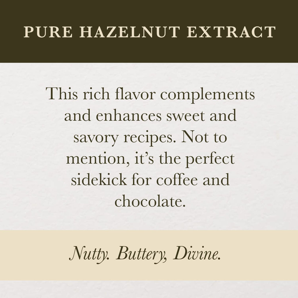Cook's Pure Hazelnut Extract for Baking, Coffee & Ice Cream, 4 oz