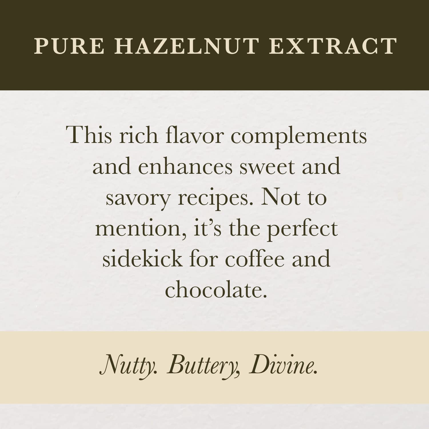 Cook's Pure Hazelnut Extract for Baking, Coffee & Ice Cream, 4 oz