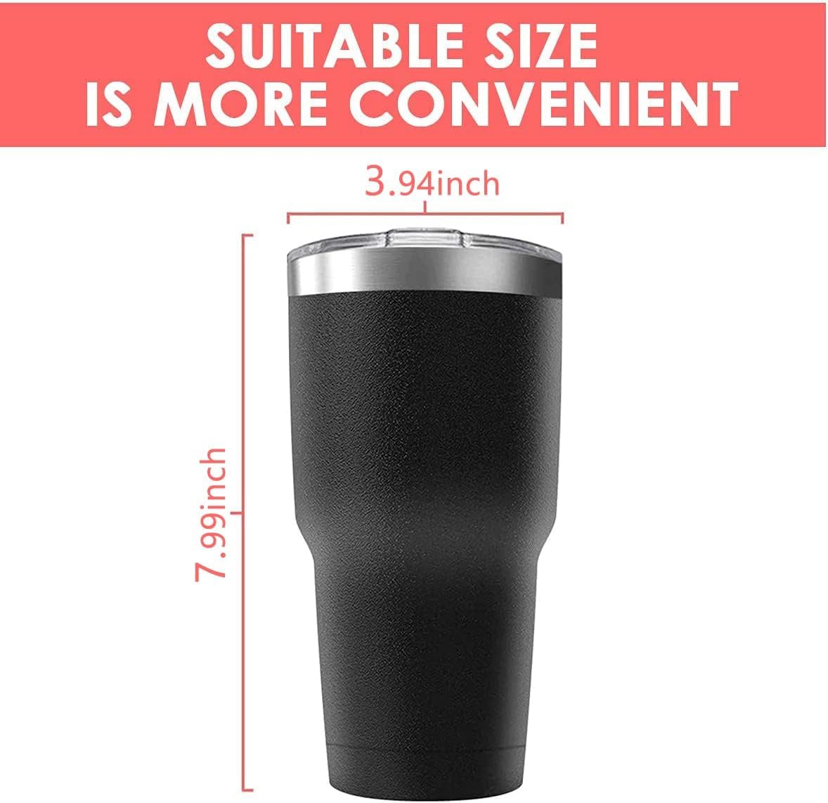Deitybless 30oz Stainless Steel Travel Mug with Lid, 12 Pack Double Wall Vacuum Insulated Bulk Tumbler, Powder Coated Coffee Cup Suitable for Vehicle Cup Holders (White)