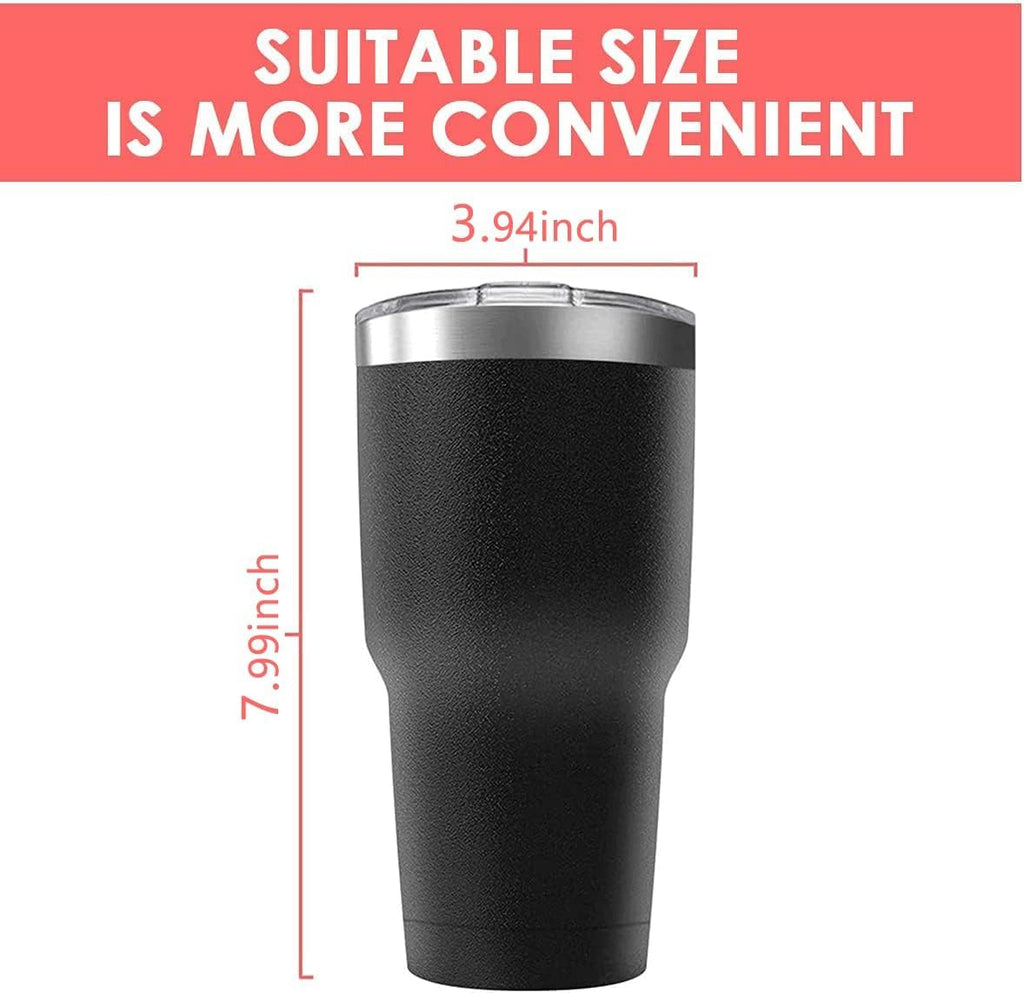 Deitybless 30oz Stainless Steel Travel Mug with Lid, 12 Pack Double Wall Vacuum Insulated Bulk Tumbler, Powder Coated Coffee Cup Suitable for Vehicle Cup Holders (White)