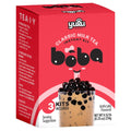 YULU FOODS Instant Bubble Pearl Classic Milk Tea Kit with Authentic Brown Sugar Tapioca Pearls, Ready in Under One Minute, Paper Straws Included – 3 Servings