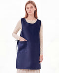 Yuaxme Unisex Cobbler Apron with 3 Deep Pockets Smock Vest Apron