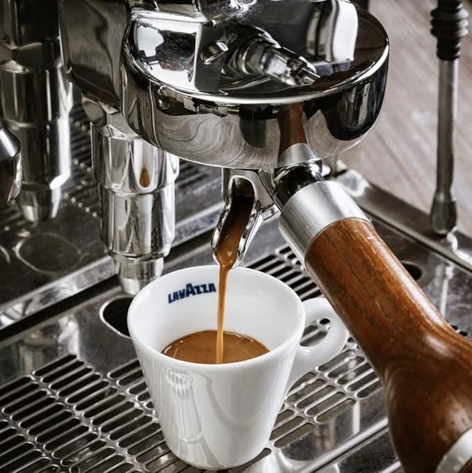 Lavazza Super Crema Whole Bean Coffee, Medium Espresso Roast, Arabica and Robusta Blend, 2.2 lb Bag (Pack of 8)