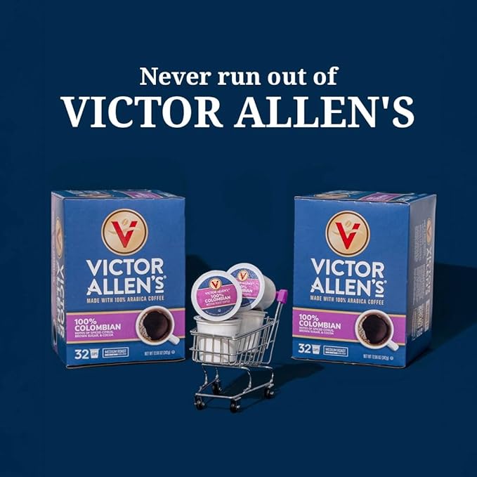 Victor Allen's Coffee French Vanilla Cappuccino, 12 Count, Single Serve Cappuccino Mix for Keurig K-Cup Brewers