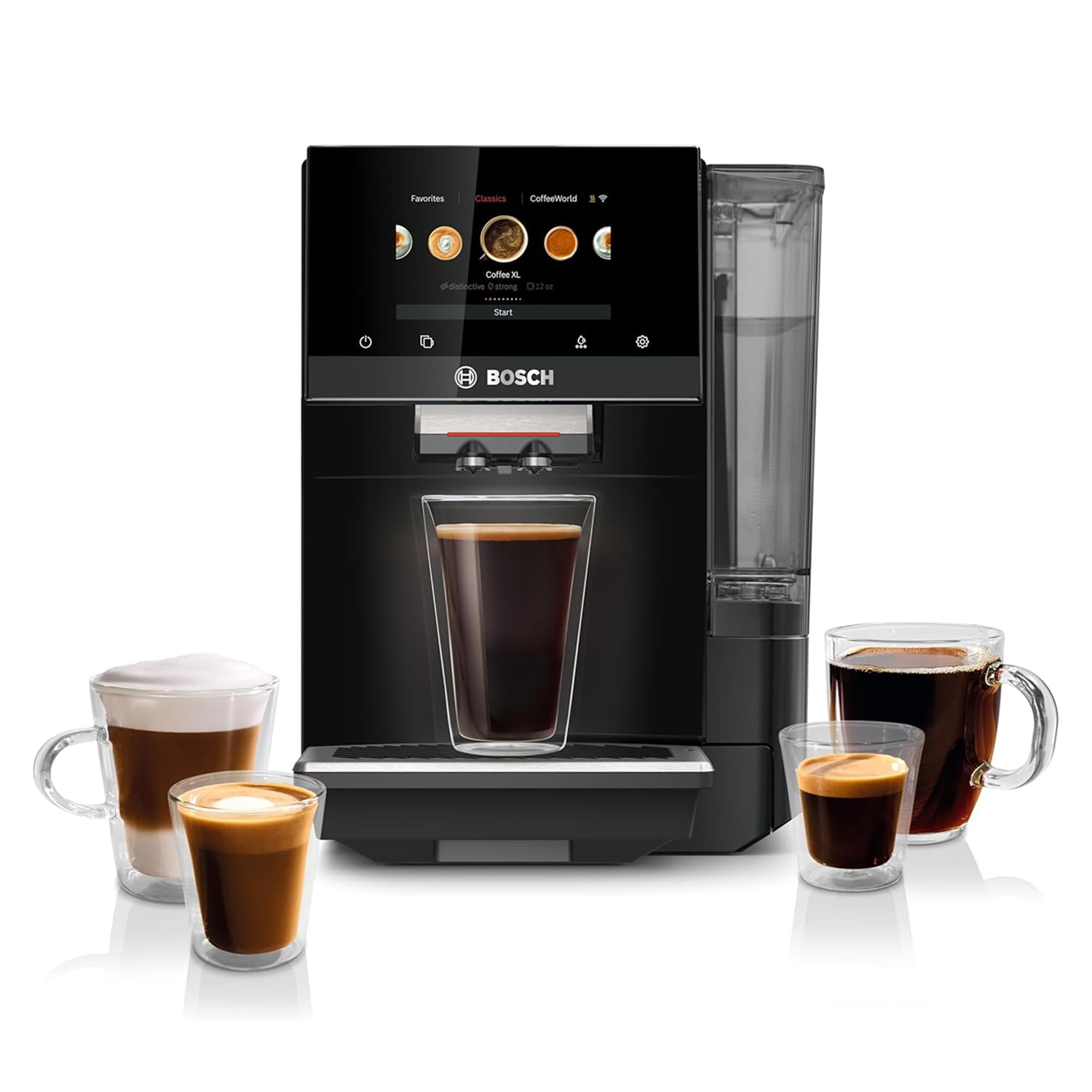 Bosch 800 Series Fully Automatic Coffee, Espresso Machine - Black