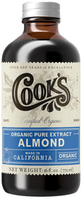 Cook's Organic Pure Almond Extract for Baking, 16 oz