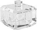 kitCom Crystal Candy Dish with Lid Hand-Cut Home Decorative Jewelry Box Candy Jar W 4" x H 3.5", Comes With Gifed Box