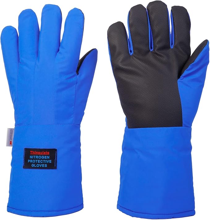 Cryogenic Gloves Low Temperature LN2 Liquid Nitrogen Protective Gloves Cold Storage Safety Frozen Gloves-