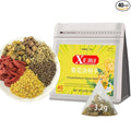 XIEJINJI Chrysanthemum Cassia Seed Tea Bags, 40 Count, Burdock Root, Goji Berry, Honeysuckle, Osmanthus Combination Herbal Tea, Eco-Conscious Packaging