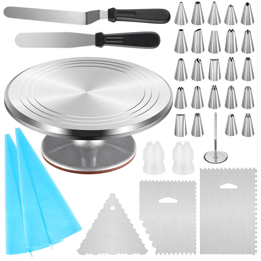 Kootek 35 Aluminum Cake Decorating Kit, Baking Tools for Beginners & Pros