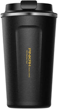 12OZ Vacuum Travel Mug for Ice Drinks/Hot Beverage, Double Walled Stainless Steel Insulated Coffee Tumbler Cup, Thermal Coffee Mug