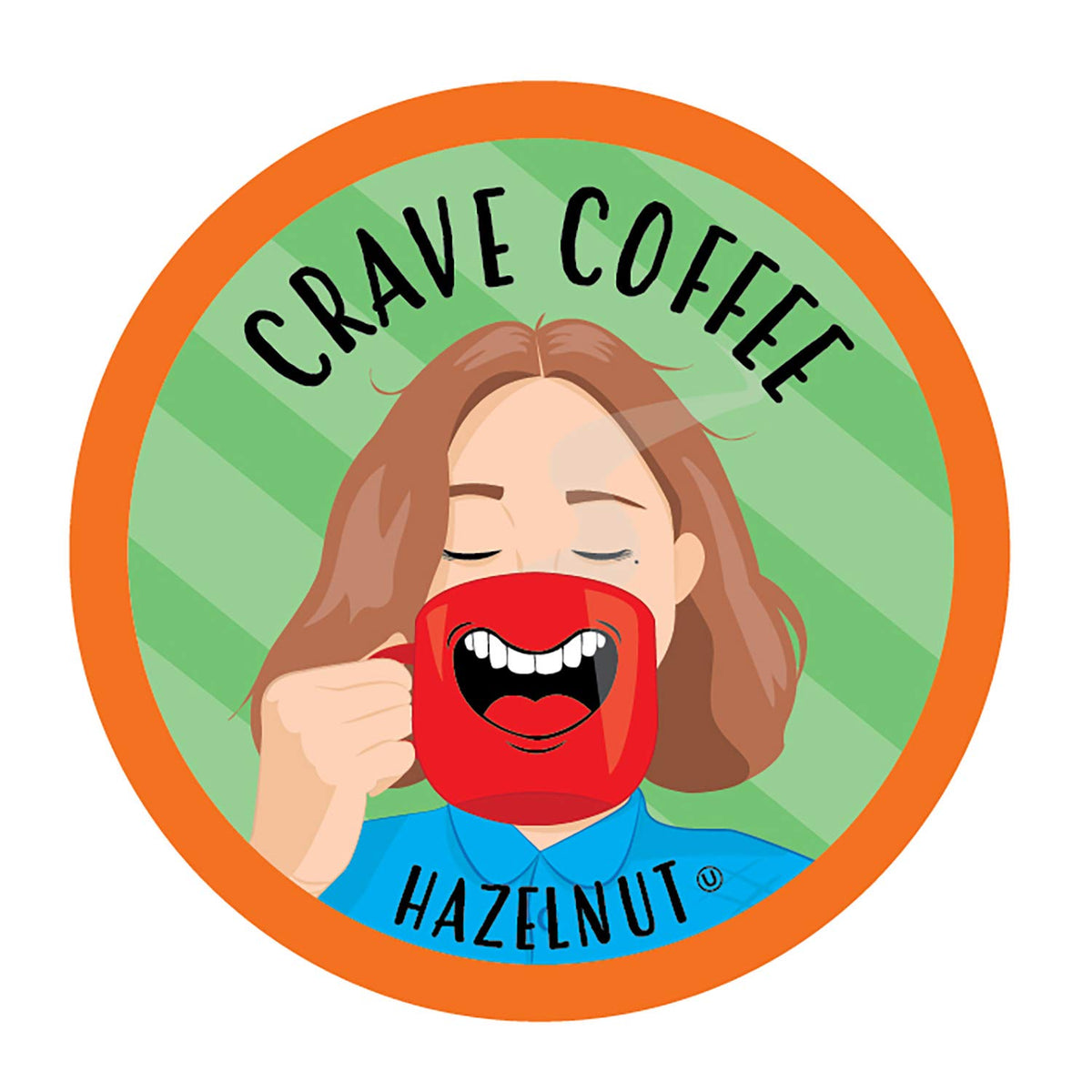 Crave Beverages Flavored Coffee Pods Sampler, Compatible with 2.0 K-Cup Brewers, Assorted Variety Pack, 40 Count (Pack of 1)
