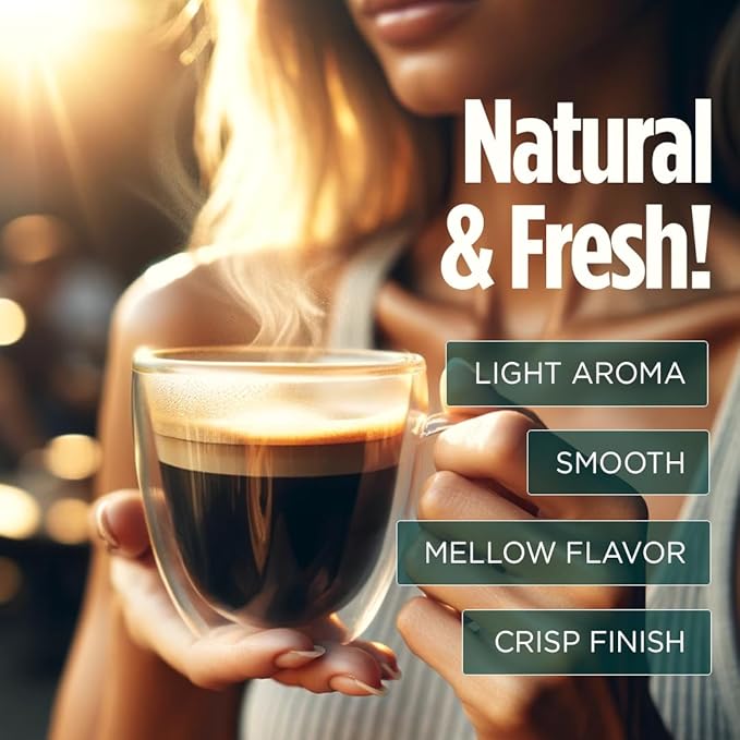 VitaCup Mineral Coffee with Trace Minerals, Hydrate, Replenish & Restore w/All Natural Sea Minerals, Electrolytes, Organic Coffee, Single Origin, Medium Dark Roast, Ground Coffee, 4 Bags 10oz Each