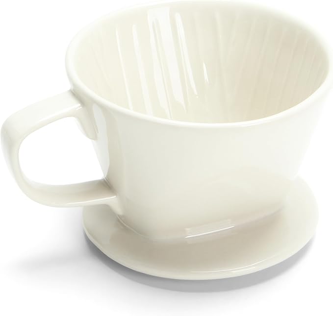 YACEYACE Ceramic Pour Over Small, Ceramic Pour Over Coffee Dripper