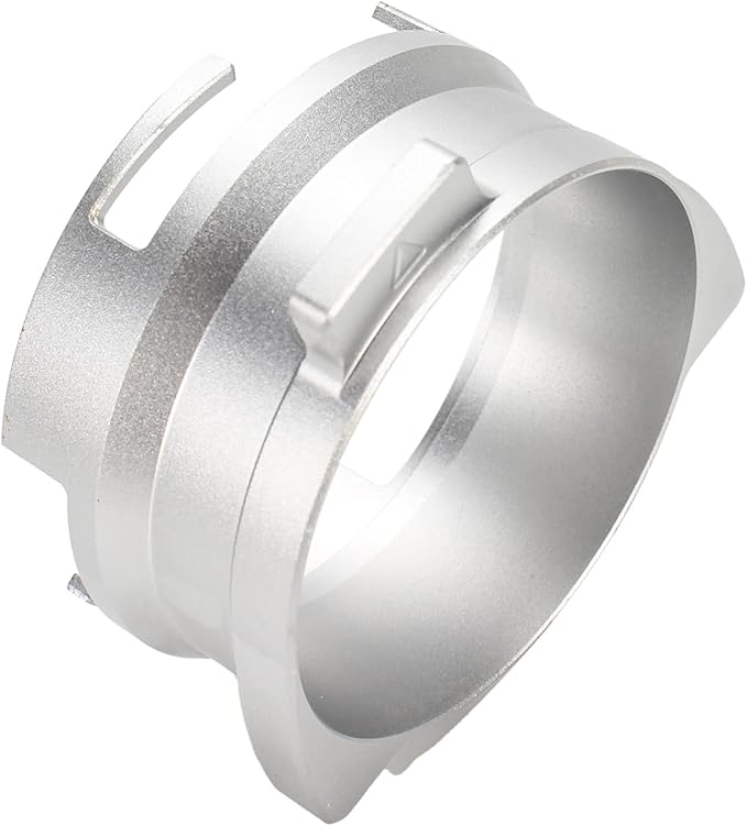 Espresso Dosing Funnel Compatible with Breville/Sage 54mm Portafilter, Aluminum Alloy, Silver