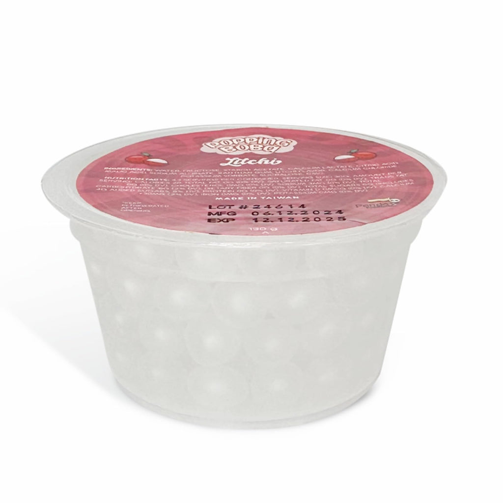 Panda Products Popping Boba 3-Flavor Party Kit – Blueberry, Green Apple, Lychee | Bursting Boba Pearls | 130g Each