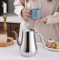 SANQIAHOME Stainless Steel Teapot with Infuser Silver 58Oz