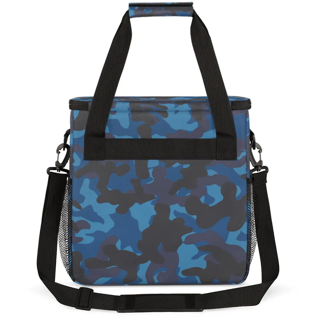 Camouflage Basket Coffee Maker Carring Bag Travel Carrying Storage Tote Bag Compatible with Keurig K-Mini or K-Mini Plus Portable Single Serve Coffee Brewer Case with Pockets for K-cup Pods