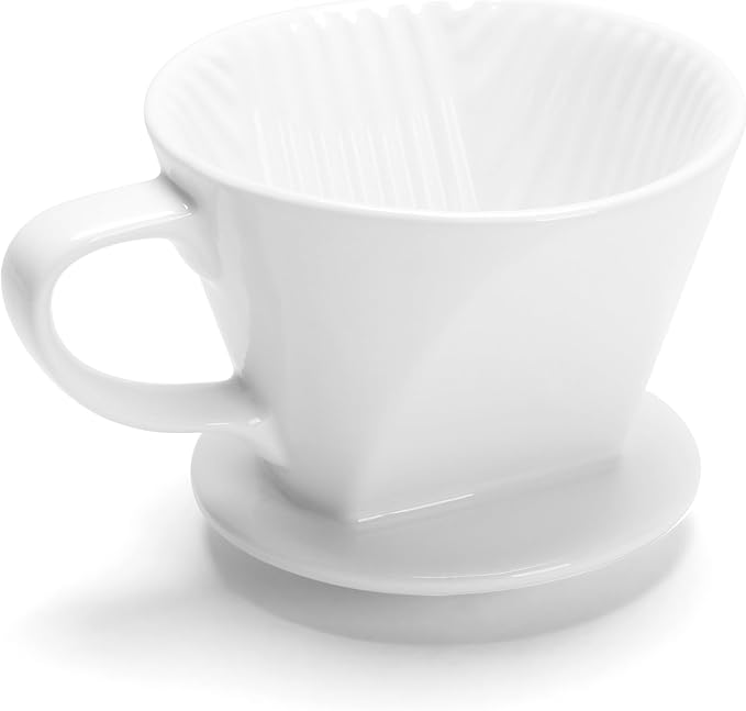 YACEYACE Ceramic Pour Over Small, Ceramic Pour Over Coffee Dripper