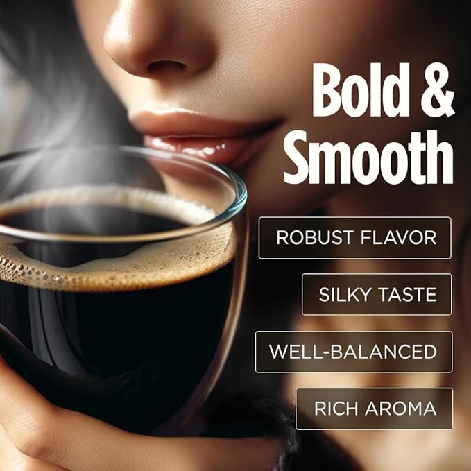 VitaCup Extra Shot Strong Coffee Pods, Bold & Intense Dark Roast w/Espresso Shot, High Caffeine, Vitamin B12, Antioxidants, Recyclable Single Serve Pod Compatible with Keurig K-Cup Brewers, 64ct