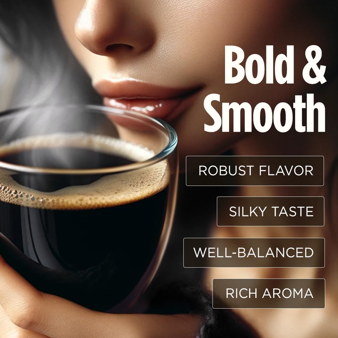VitaCup Extra Shot High Caffeine Dark Roast Coffee Pods, 64ct