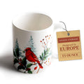 Maison d' Hermine Coffee Mug with Handles Tea Cups (15 Ounce, Pack of 1)