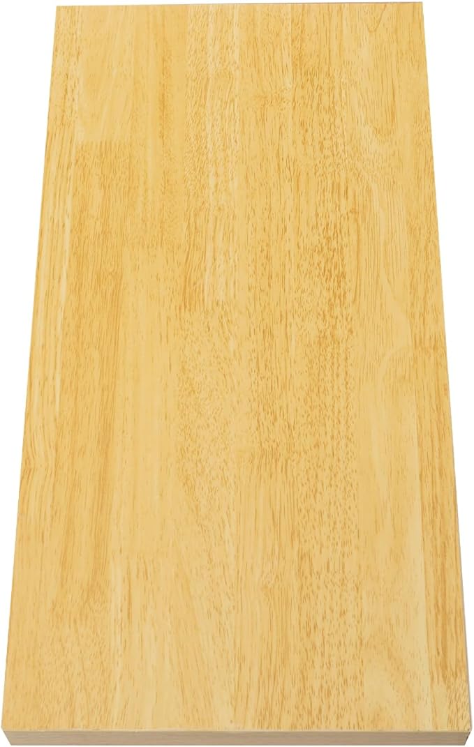 Butcher Block Countertop | 24x12in Wood Board Countertop | DIY Washer Dryer/Island/Kitchen countertop | Counter top Cutting Board | 1102lbs Load Capacity | Wood Color | NO Base Legs