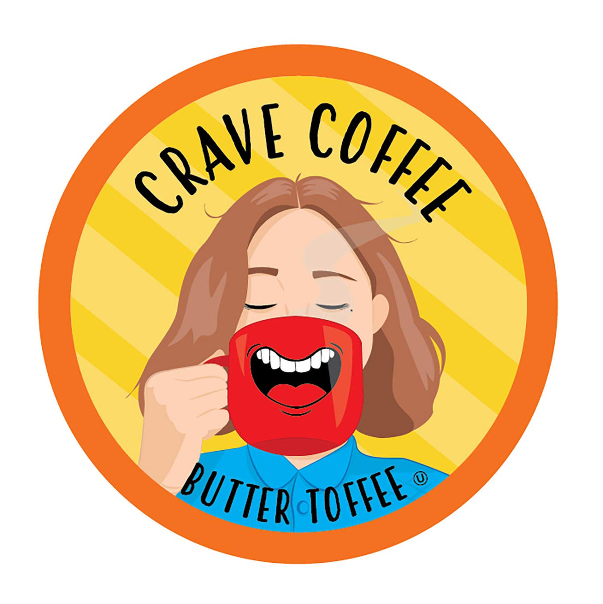 Crave Beverages Flavored Coffee Pods Sampler, Compatible with 2.0 K-Cup Brewers, Assorted Variety Pack, 40 Count (Pack of 1)