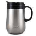 PINKAH 16OZ Stainless Steel Insulated Coffee Mug with Handle and Lid, Double Wall Vacuum Coffee Tumbler Thermal Cup with 2 Lids
