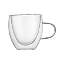 Restaurantware 5 oz Professional Glass Coffee Cup, 2 Pack