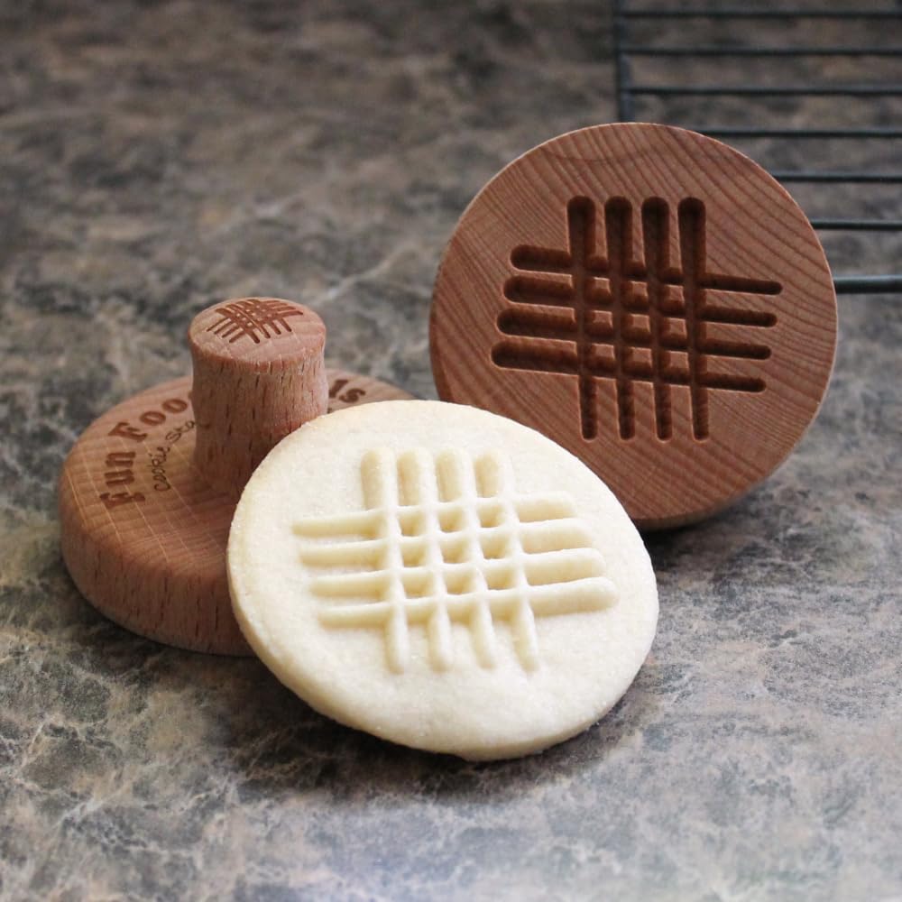Fun Food Tools, Wood Cookie Stamp, 2.5 Inch (Chartres Cathedral CS-056)