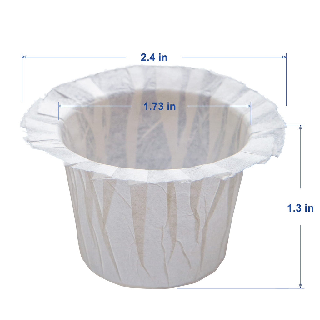 Irmidi 600 Count Disposable Paper Coffee Filters with 4 Pack Reusable K Cups, Compatible with Keurig 2.0 and 1.0 Coffee Maker