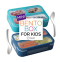 kinsho Small Snack Box Containers Kids Toddlers, Pink & Purple Glitter Set
