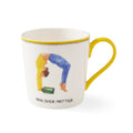 Spode Kit Kemp 12oz Doodle Mug | Mind Over Matter- Unique Doodle Pattern | Fine China | Dishwasher Safe | For Coffee and Tea | Ideal Celebration Gift | Home or Office Use