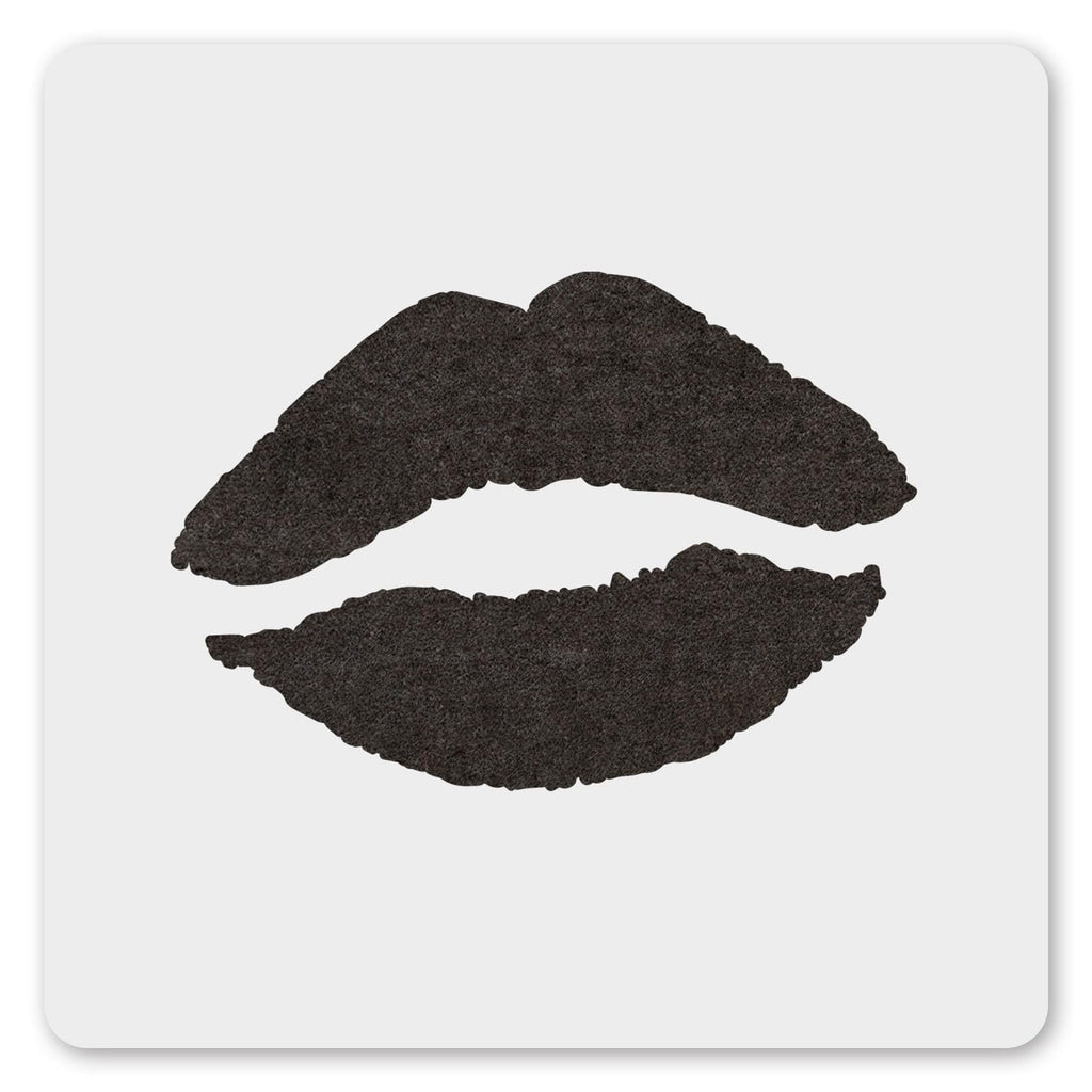 MAGJUCHE Lip Stencil 12 Inches, Reusable Kiss Stencil for Painting DIY Crafts Decor