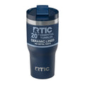 RTIC 20oz Essential Tumbler with Lid, Ceramic Lined, Navy