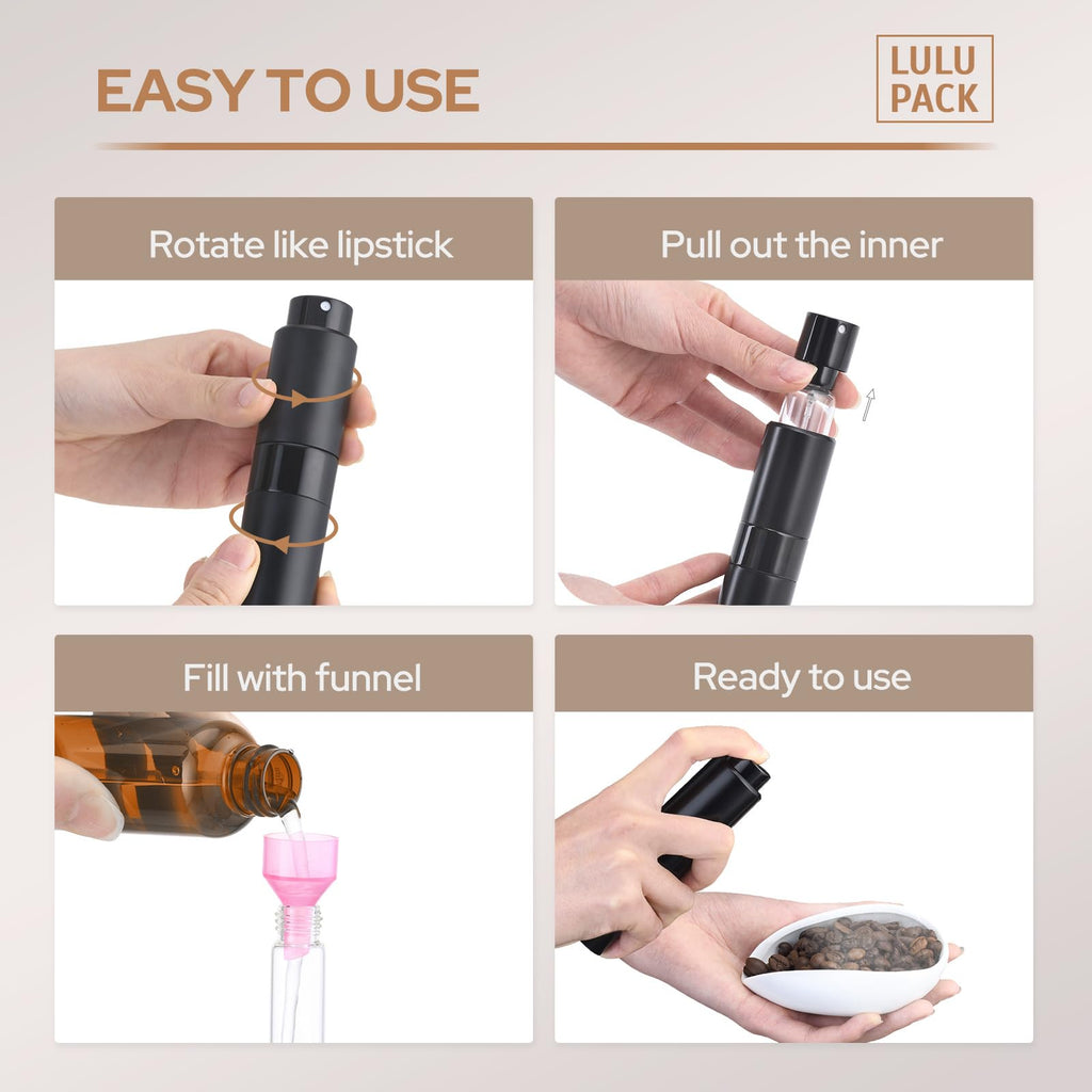 Lulupack Coffee Bean Dosing Cup & 20ml Spray Bottle, Espresso Accessories