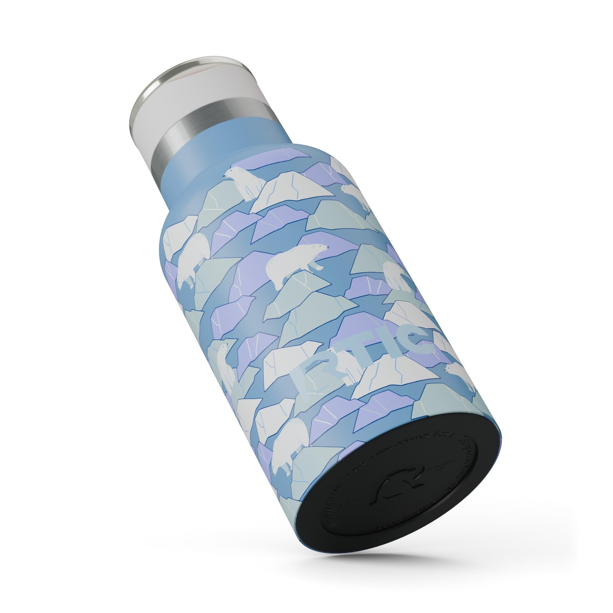 RTIC Little Journey Water Bottle with Straw, Ceramic Lined, Polar Ice