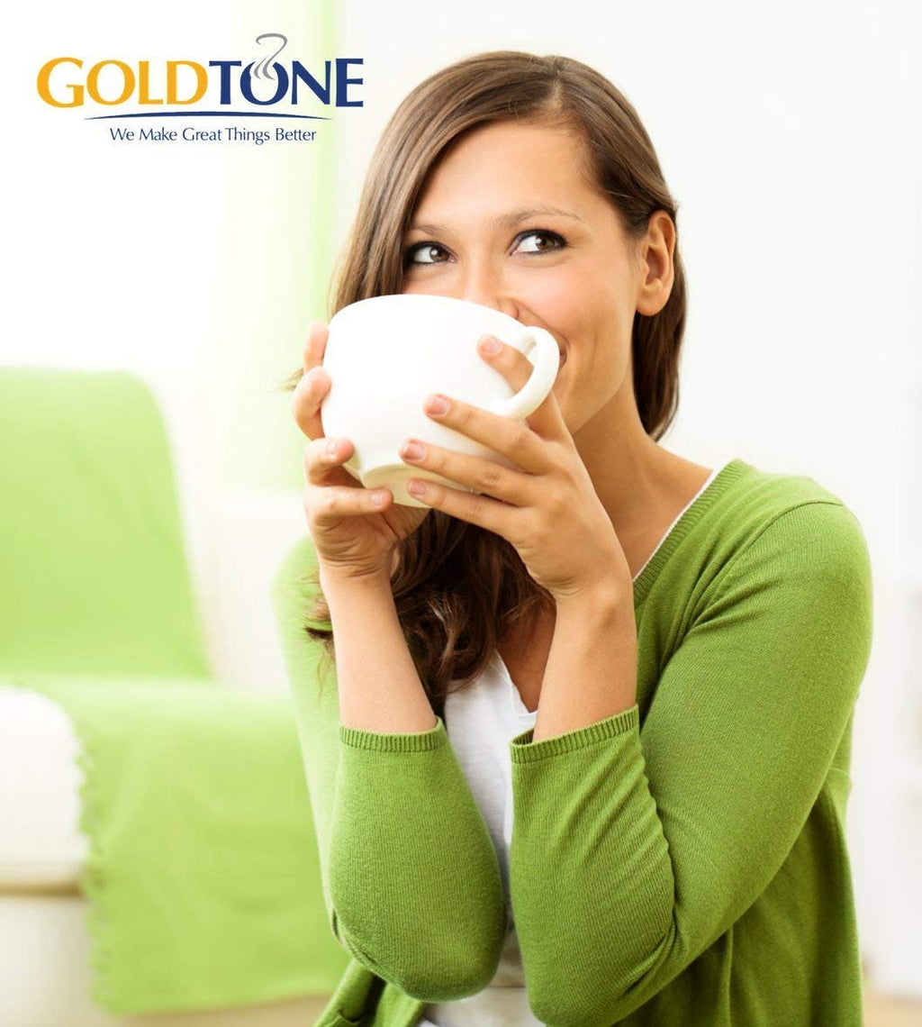 GoldTone Brand (Made in the USA) Reusable No.4 Cone Style Replacement Coffee Filter replaces your Cuisinart Permanent Coffee Filter for Machines and Brewers (1 Pack)