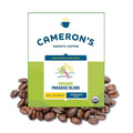 Cameron's Coffee Roasted Whole Bean Coffee, Organic Paradise Blend, 4 Pound
