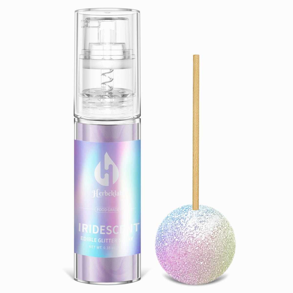 Purple Edible Glitter Spray - 10g Edible Purple Glitter for Cakes Food Grade Metallic Shimmer Powder Cake Sprinkles for Cookie Decorating Chocolate Strawberry