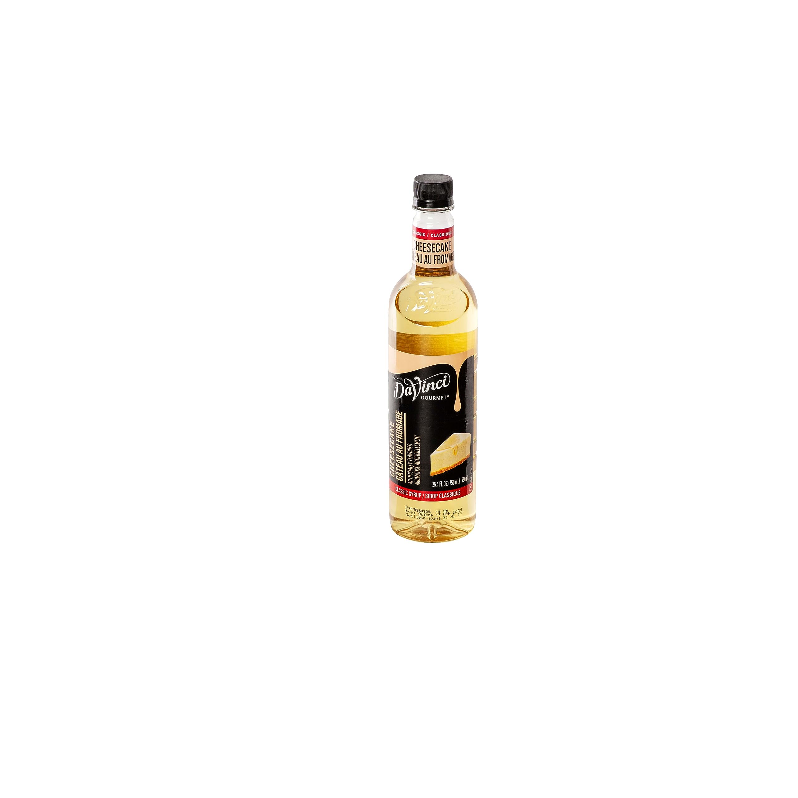 DaVinci Gourmet Classic Cheesecake Syrup, 25.4 Fluid Ounces (Pack of 4)