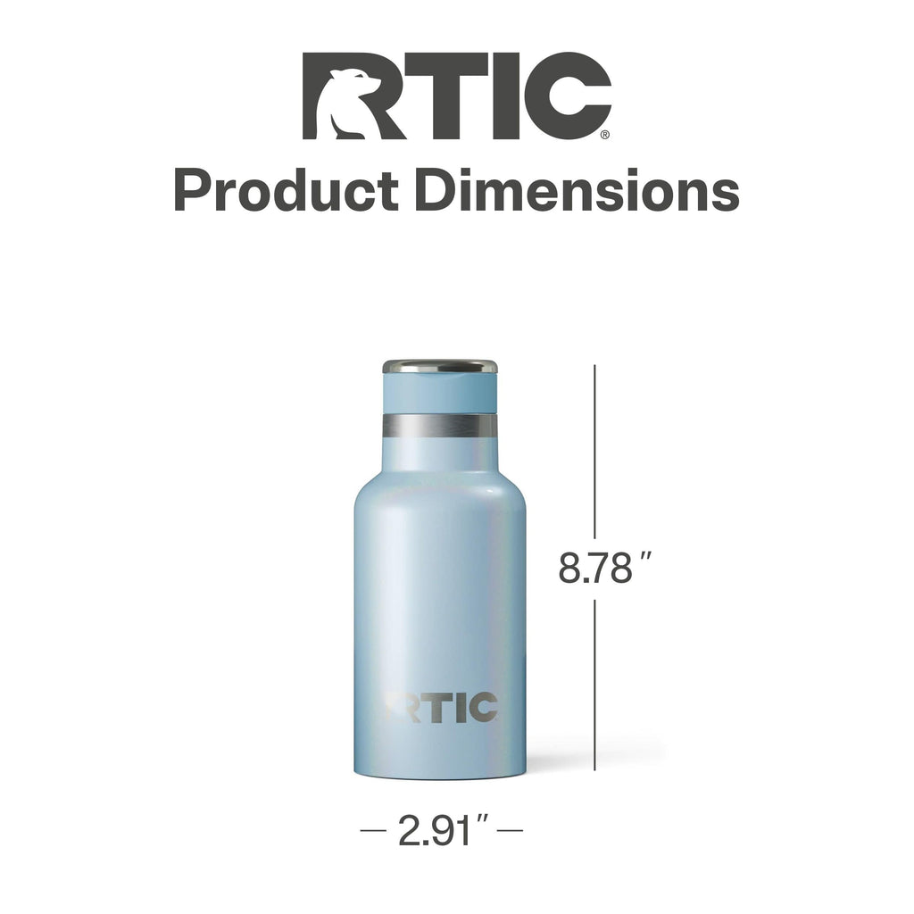 RTIC Little Journey Water Bottle with Straw, Ceramic Lined, RTIC Ice Glitter