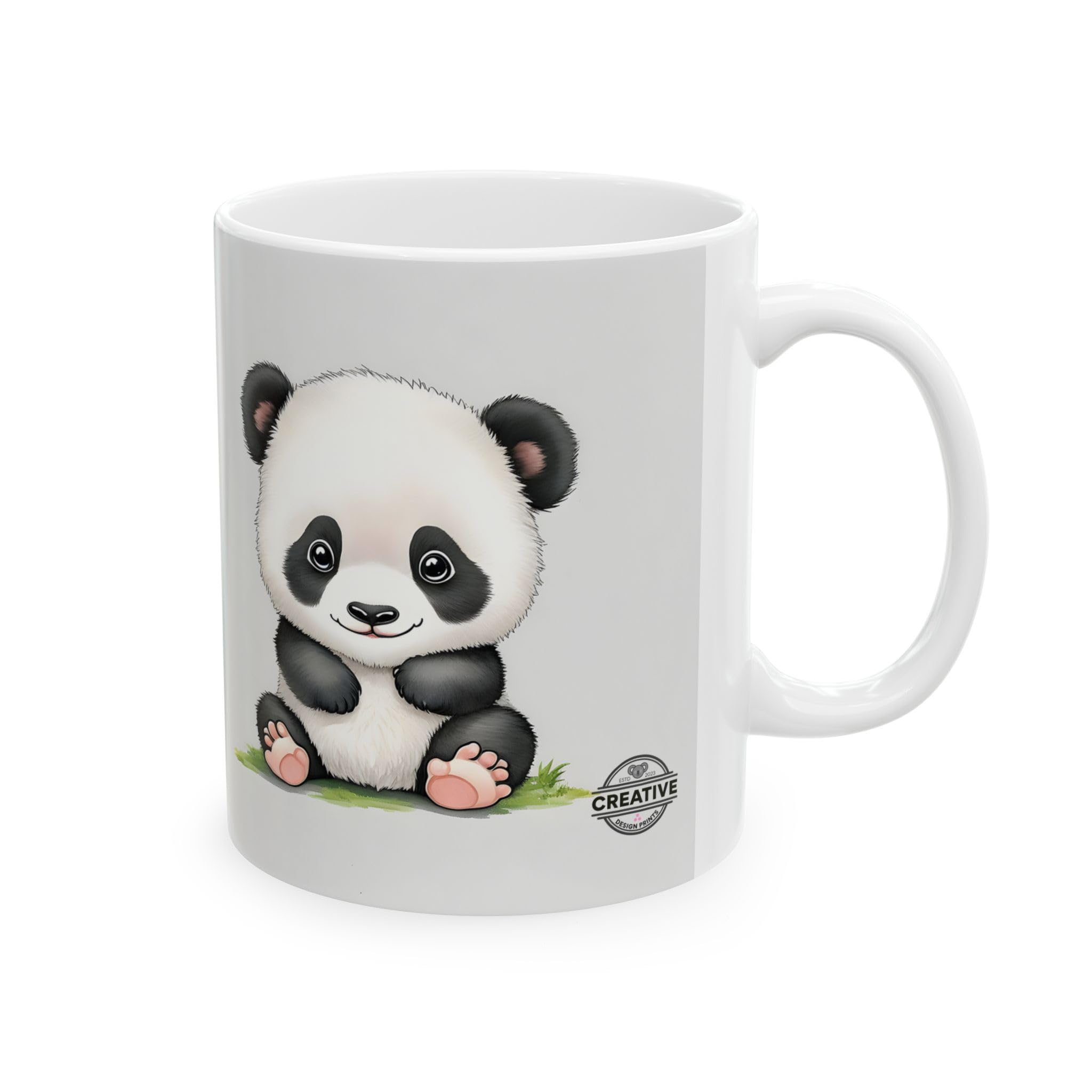 CREATIVE DESIGN PRINTS 11 OZ Novelty Coffee Mugs - Christmas Gift (Baby Panda Theme)