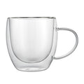 Restaurantware 8 oz Professional Glass Coffee Cup, 2 Pack