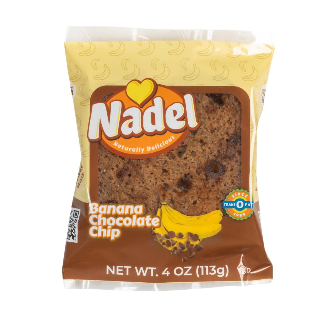 Nadel - NATURALLY DELICIOUS Sweet Breads & Cakes POUND CAKE Slices, 24 Pack, Back to School lunch snack, breakfast bar, cake slices