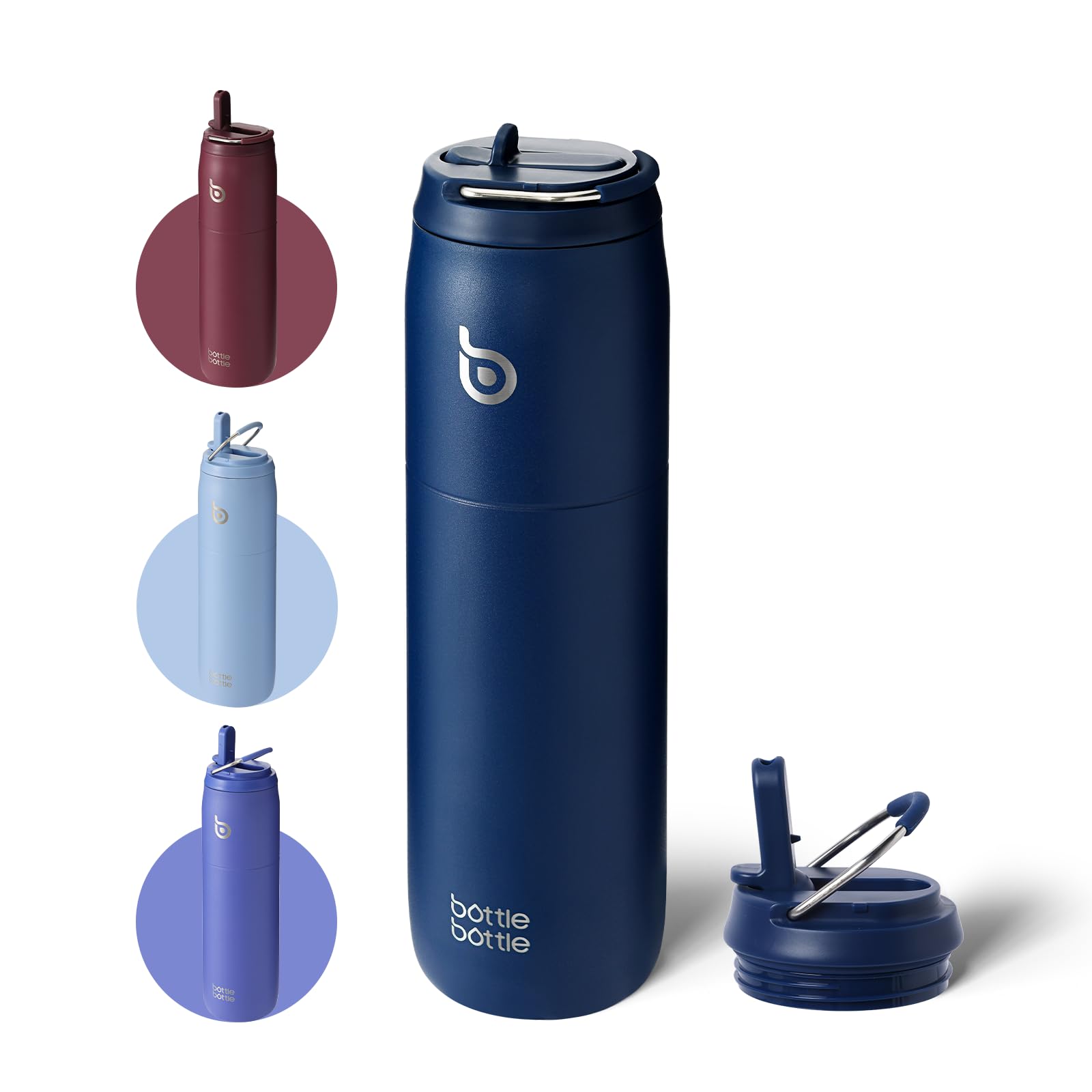 BOTTLE BOTTLE Stainless Steel Water Bottle 32 oz indigo blue