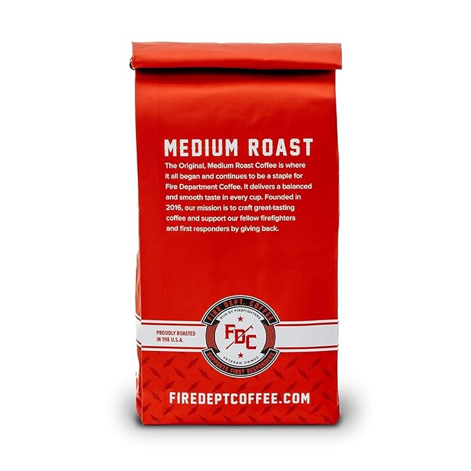 Fire Department Coffee Original Ground Coffee - 12 oz, Pack of 2