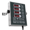 YOOYIST Commercial 4 Channel Digital Kitchen Timer Loud Alarm Cook Timer